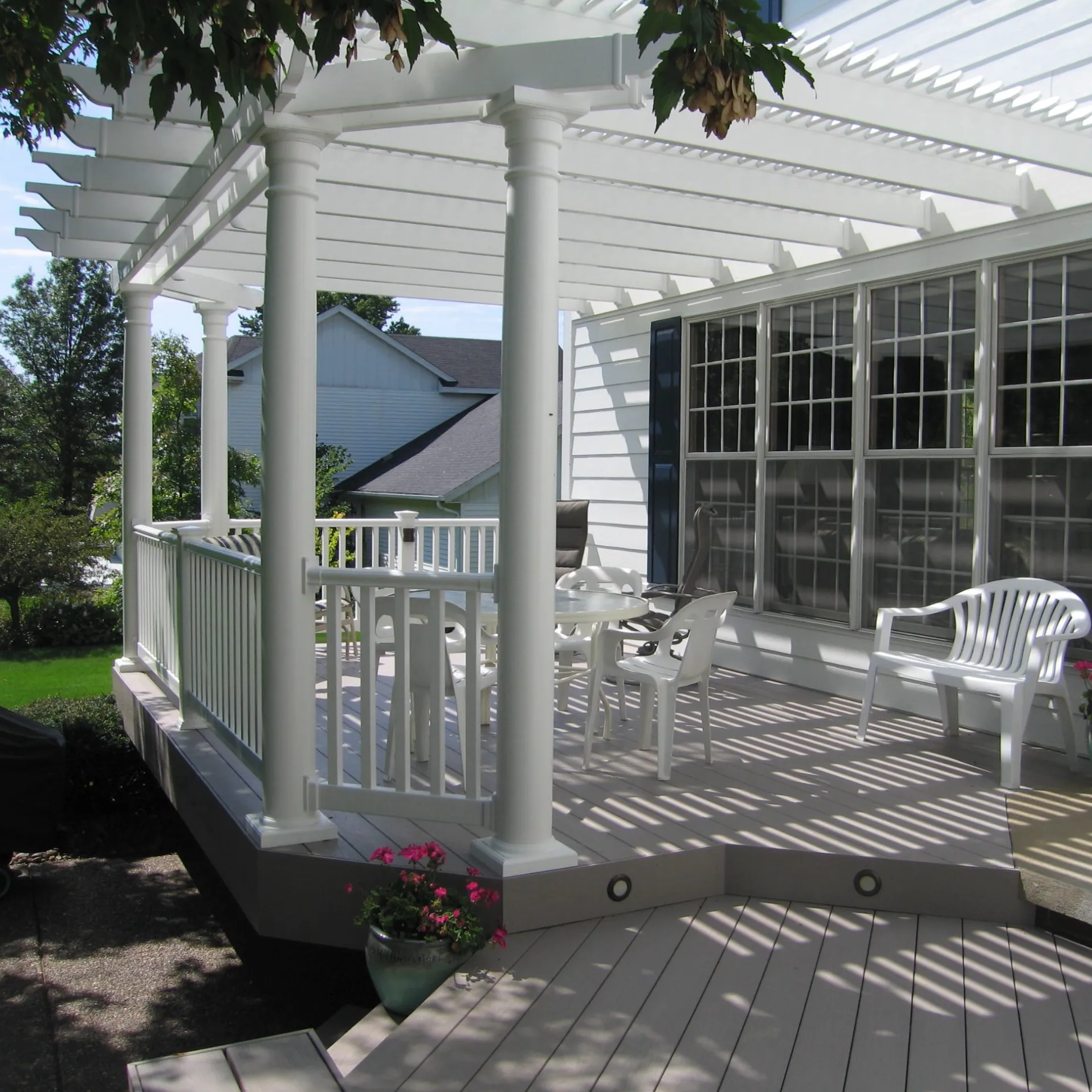 10' x 12' Backyard Pergola Attached to House - Made in USA