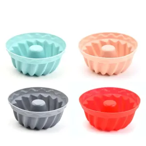 12-Pieces: Silicone Heritage Bundtlette Cake Mold