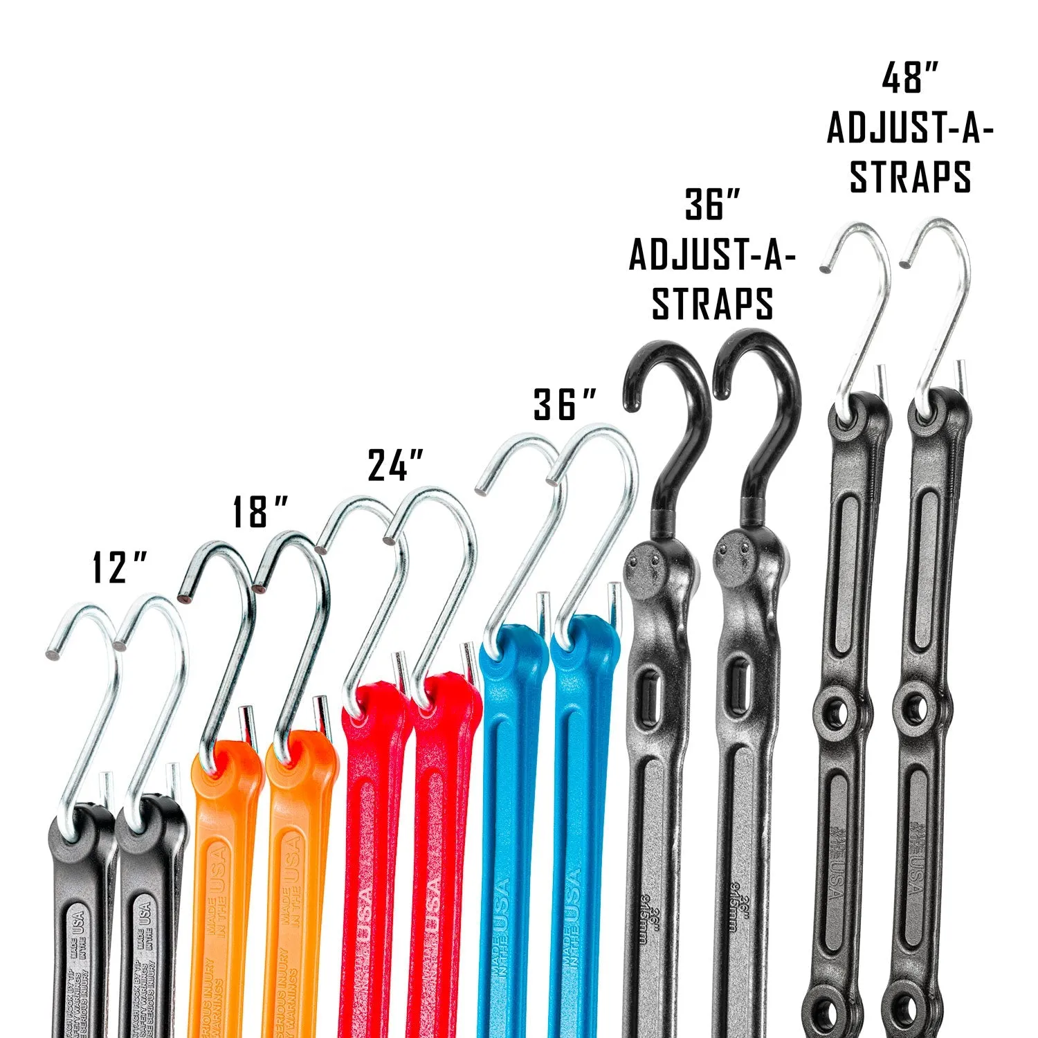 20pc Variety Pack - Heavy Duty Cords and Straps