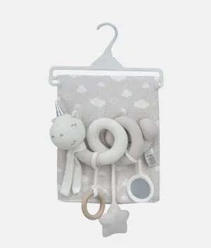 Baby Blanket & Twister Toy Set - Beige - Bebe Favour