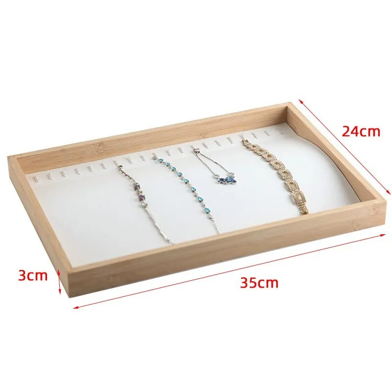 Bamboo Pendant Necklace Display Tray