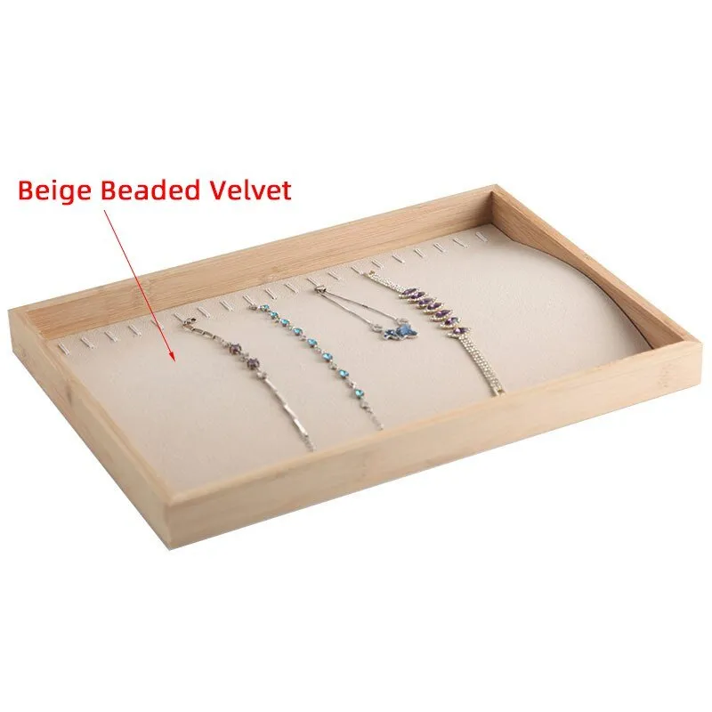 Bamboo Pendant Necklace Display Tray