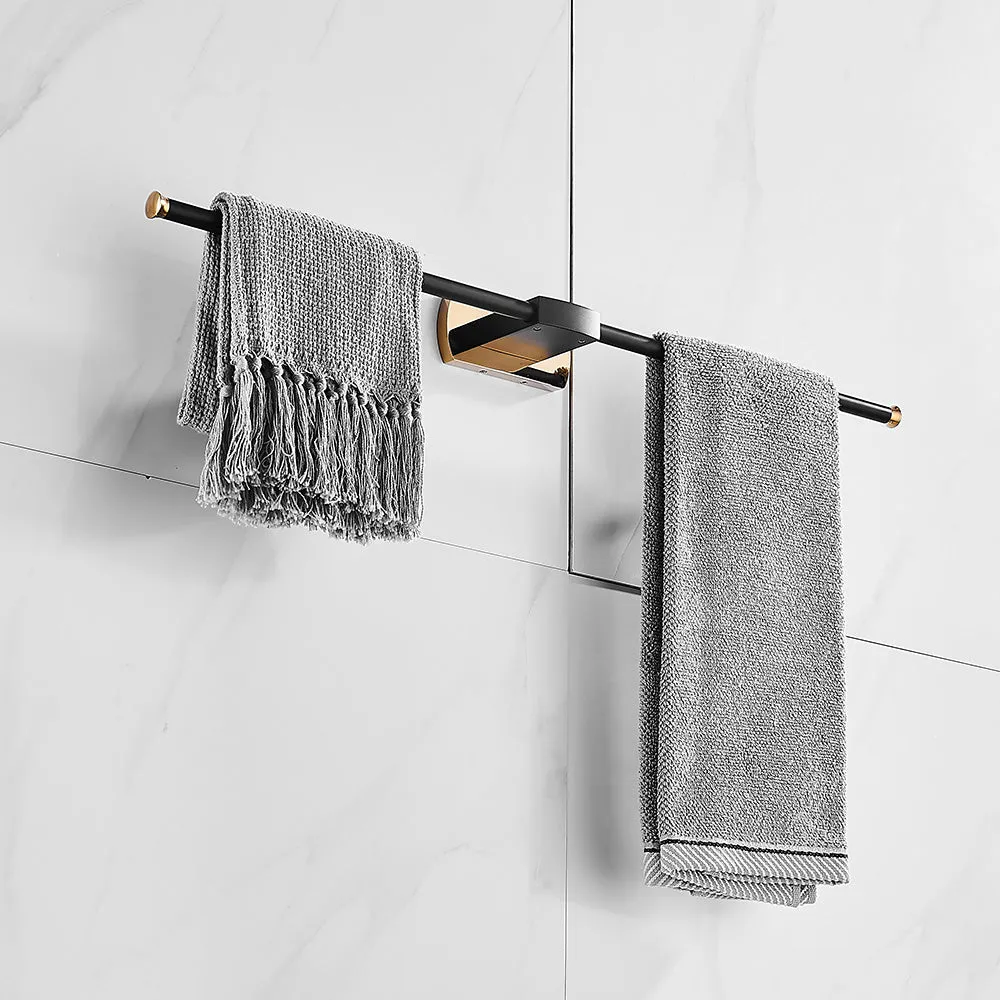 Bathroom Hardware Accessories Towel Rack Shelf Single Towel Bars