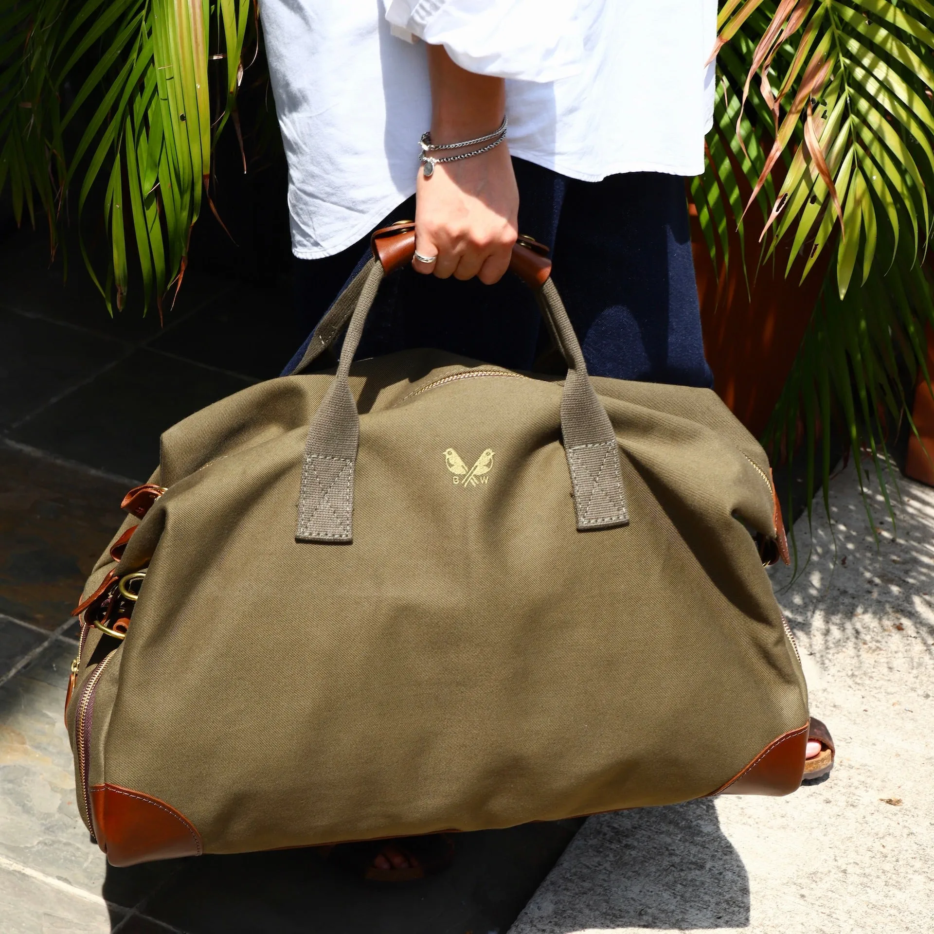 Bennett Winch Canvas Weekender - Olive