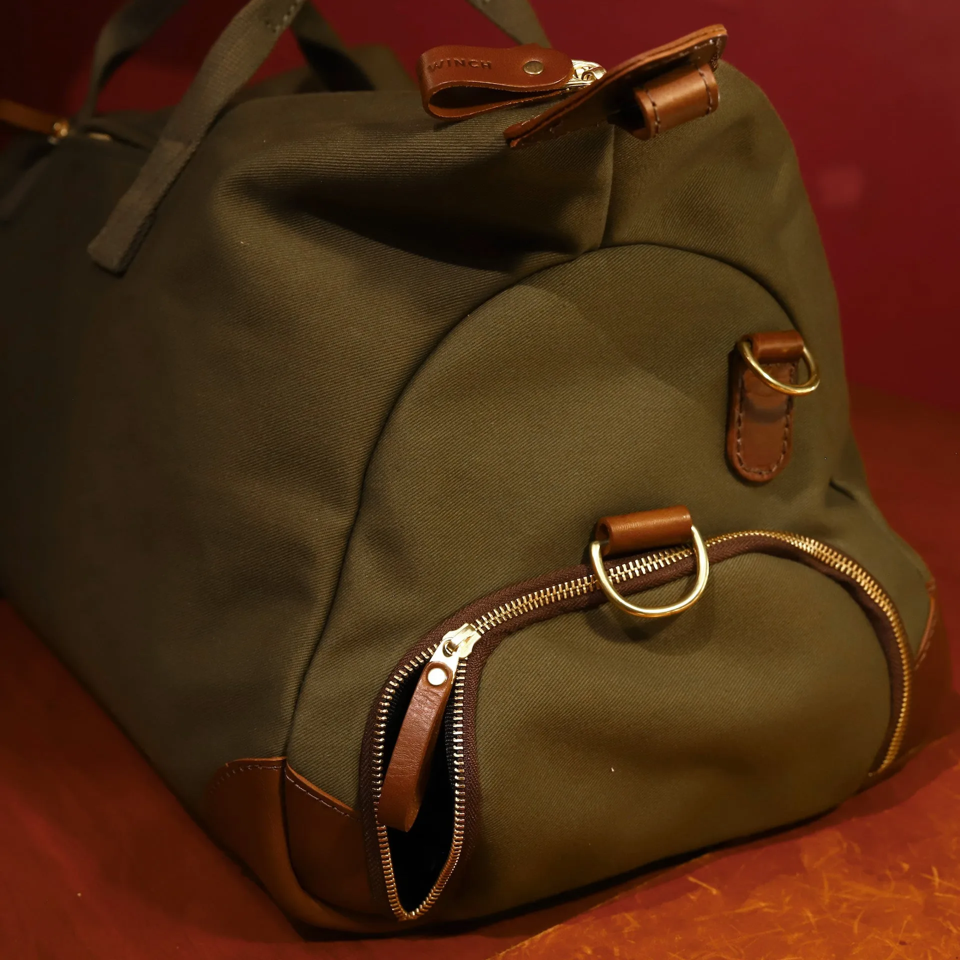 Bennett Winch Canvas Weekender - Olive