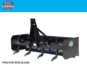 BLUE DIAMOND box blade compact tractor