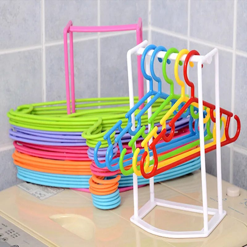 Candy-colored Plastic Storage Hangers To Organize Things