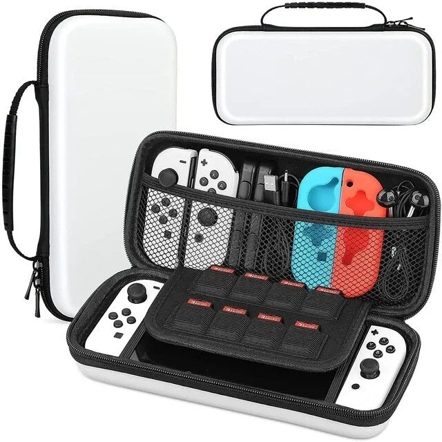 Case for Nintendo Switch & OLED Model Protective Hard Portable Travel Carry Case Shell Pouch for Nintendo Switch Console