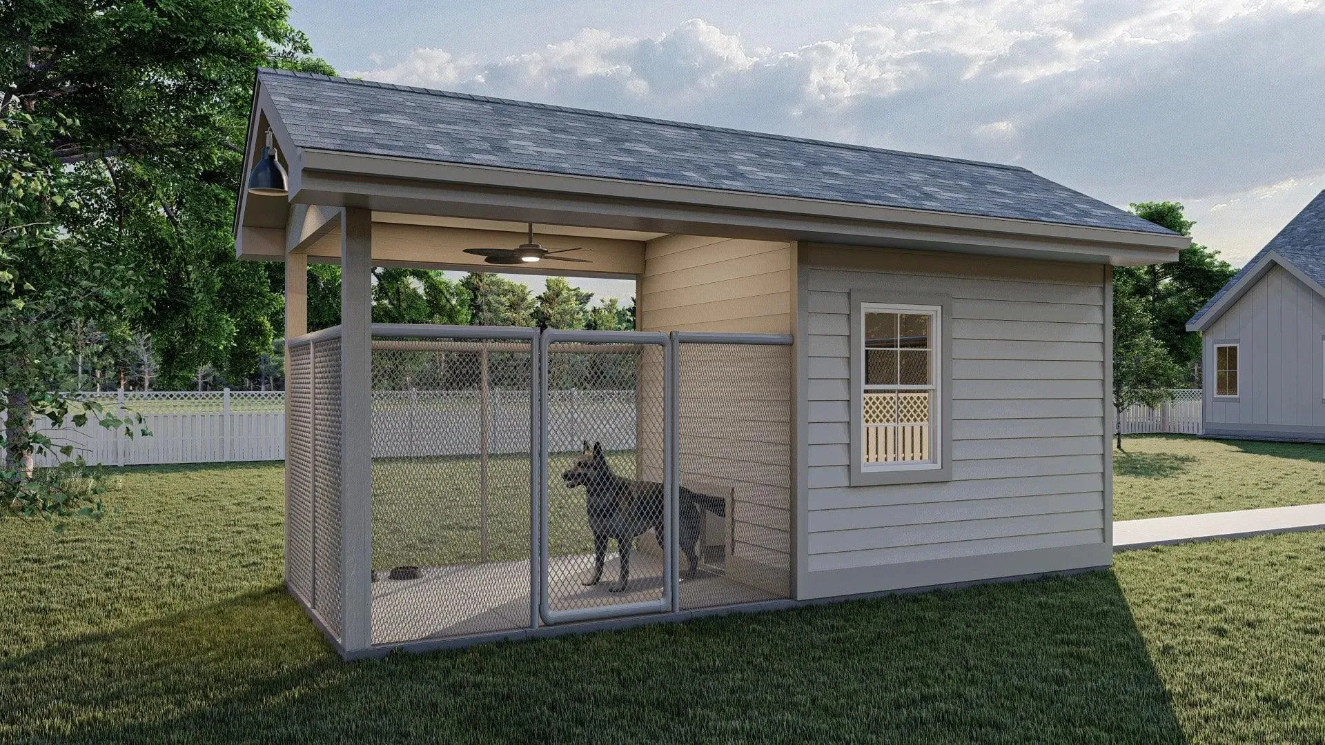 Charming Canine Cottage: Compact Dog House Plan for Comfort