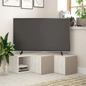 Compact Modern TV Stand Multimedia Centre With Storage Cabinet 94.2cm