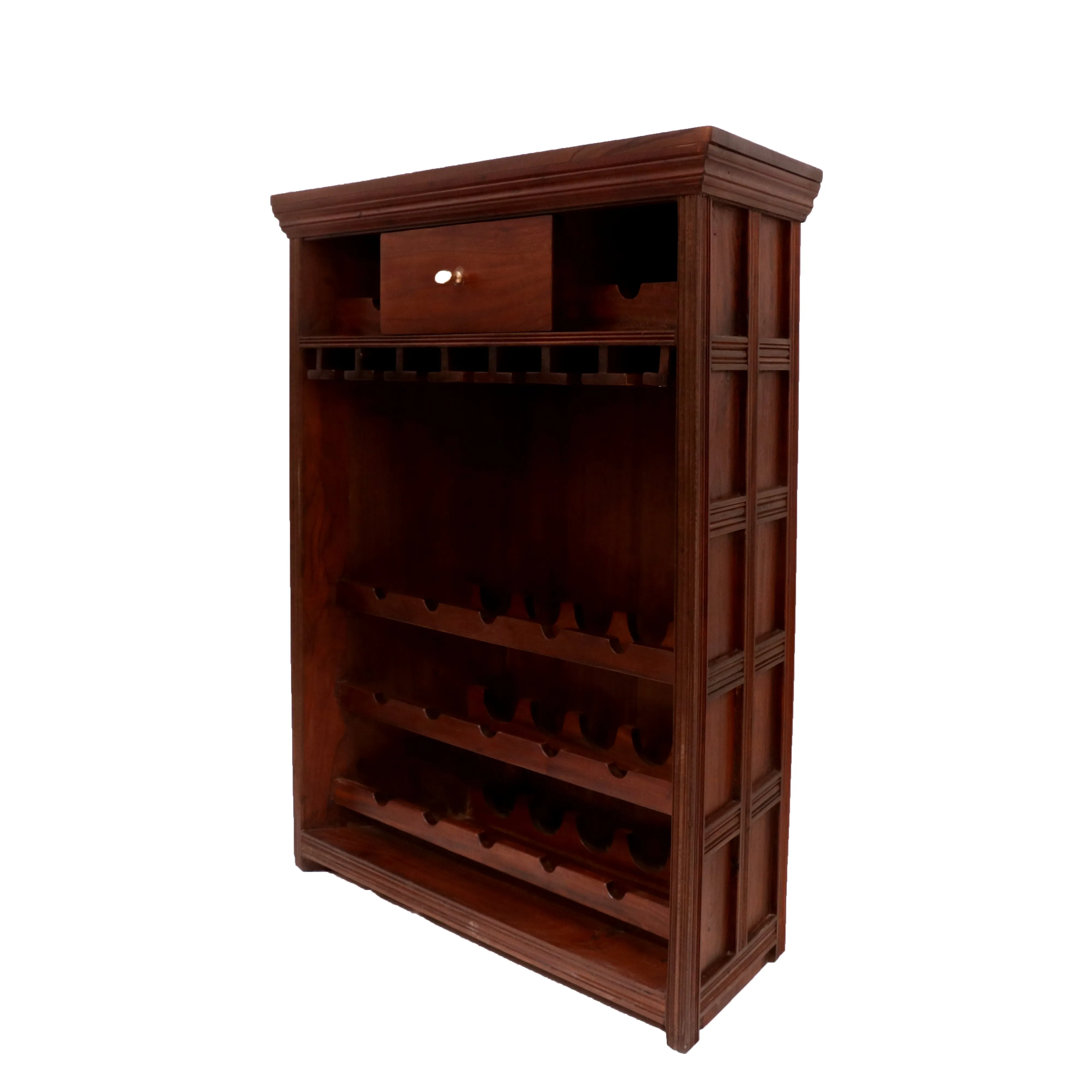 Compact Wooden Bar Cabinet