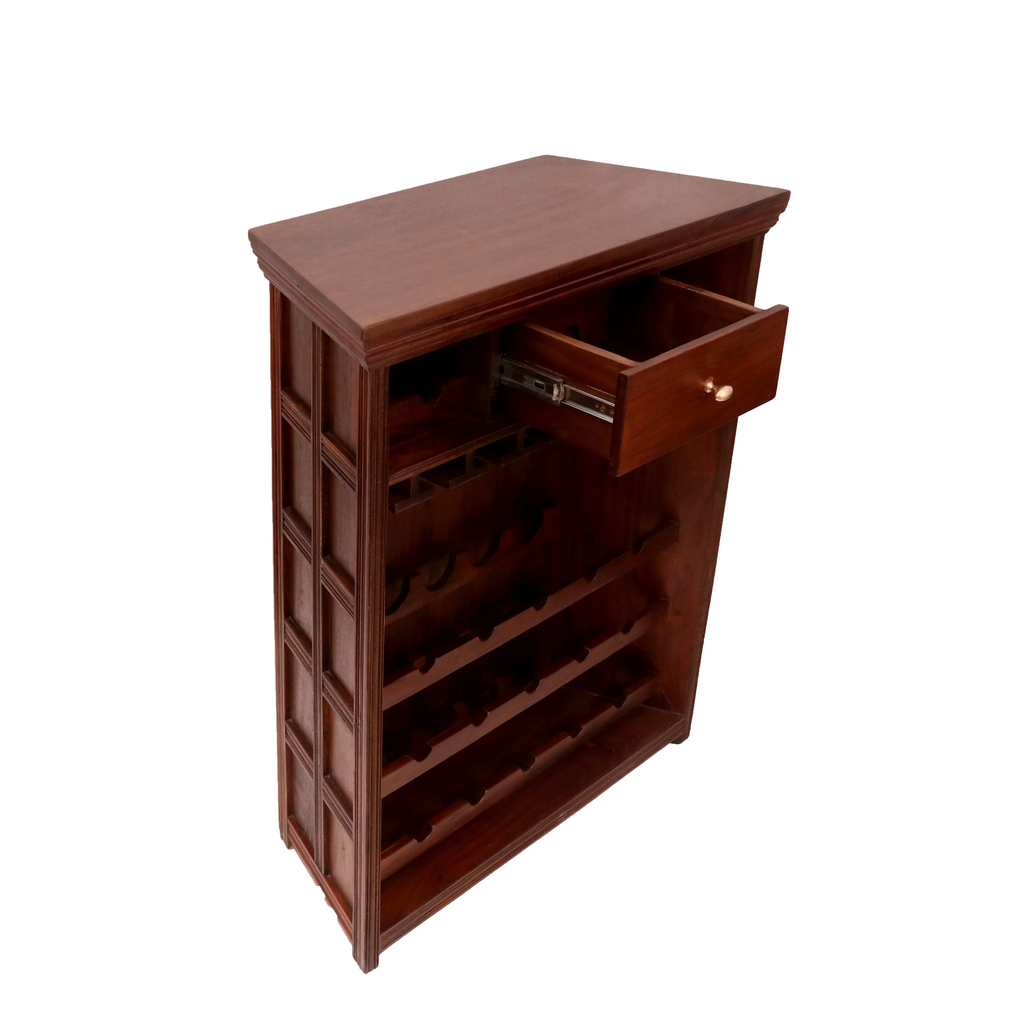 Compact Wooden Bar Cabinet