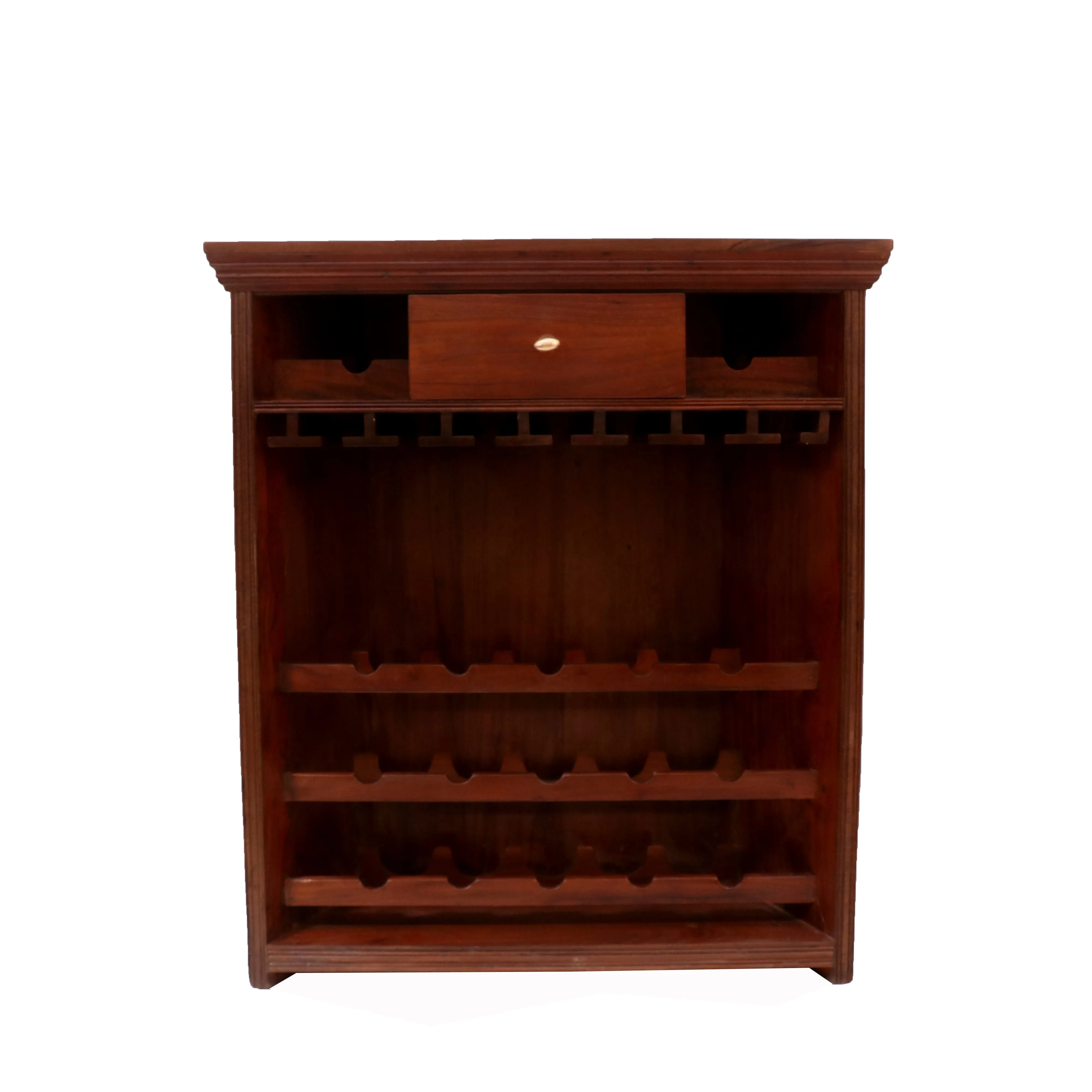 Compact Wooden Bar Cabinet