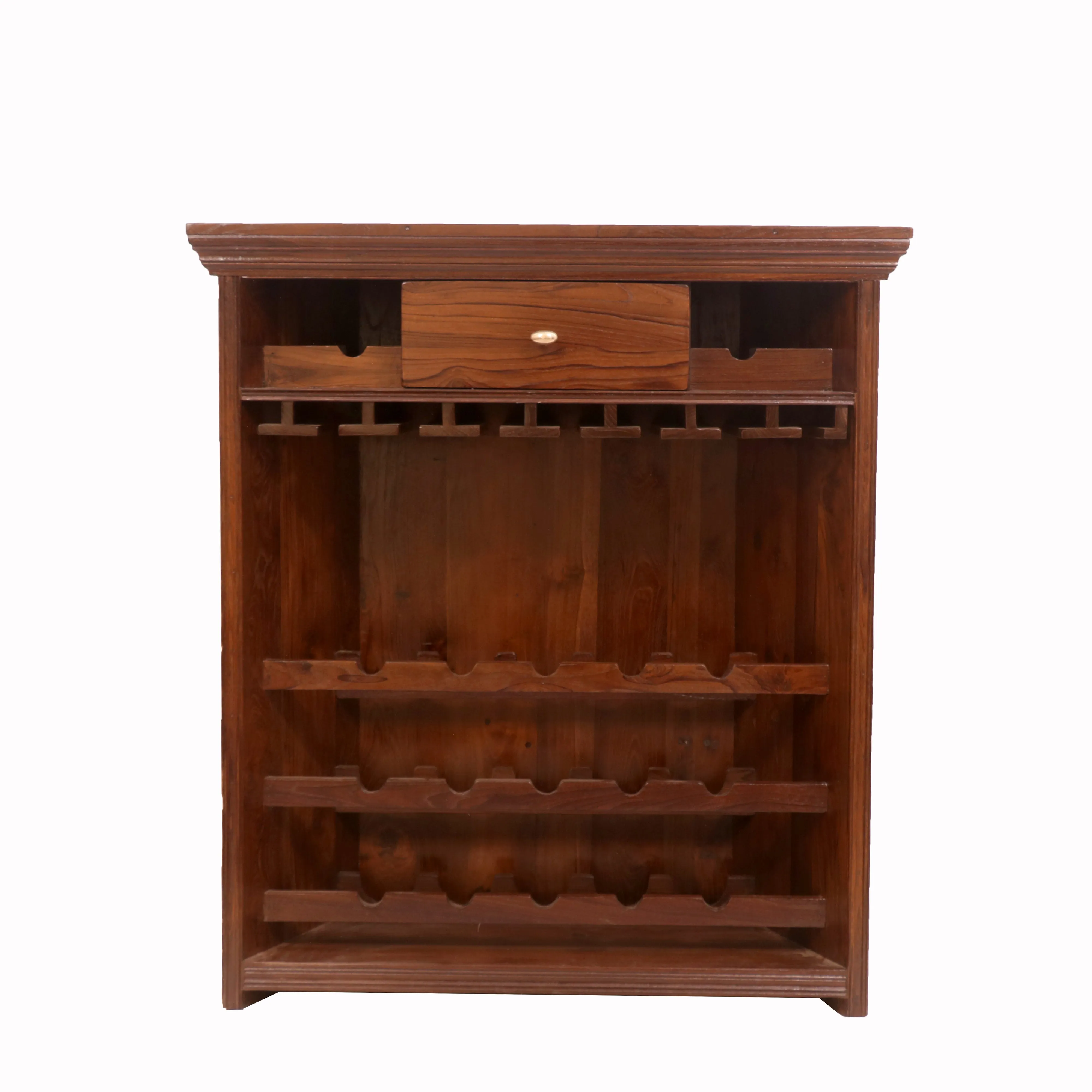 Compact Wooden Bar Cabinet