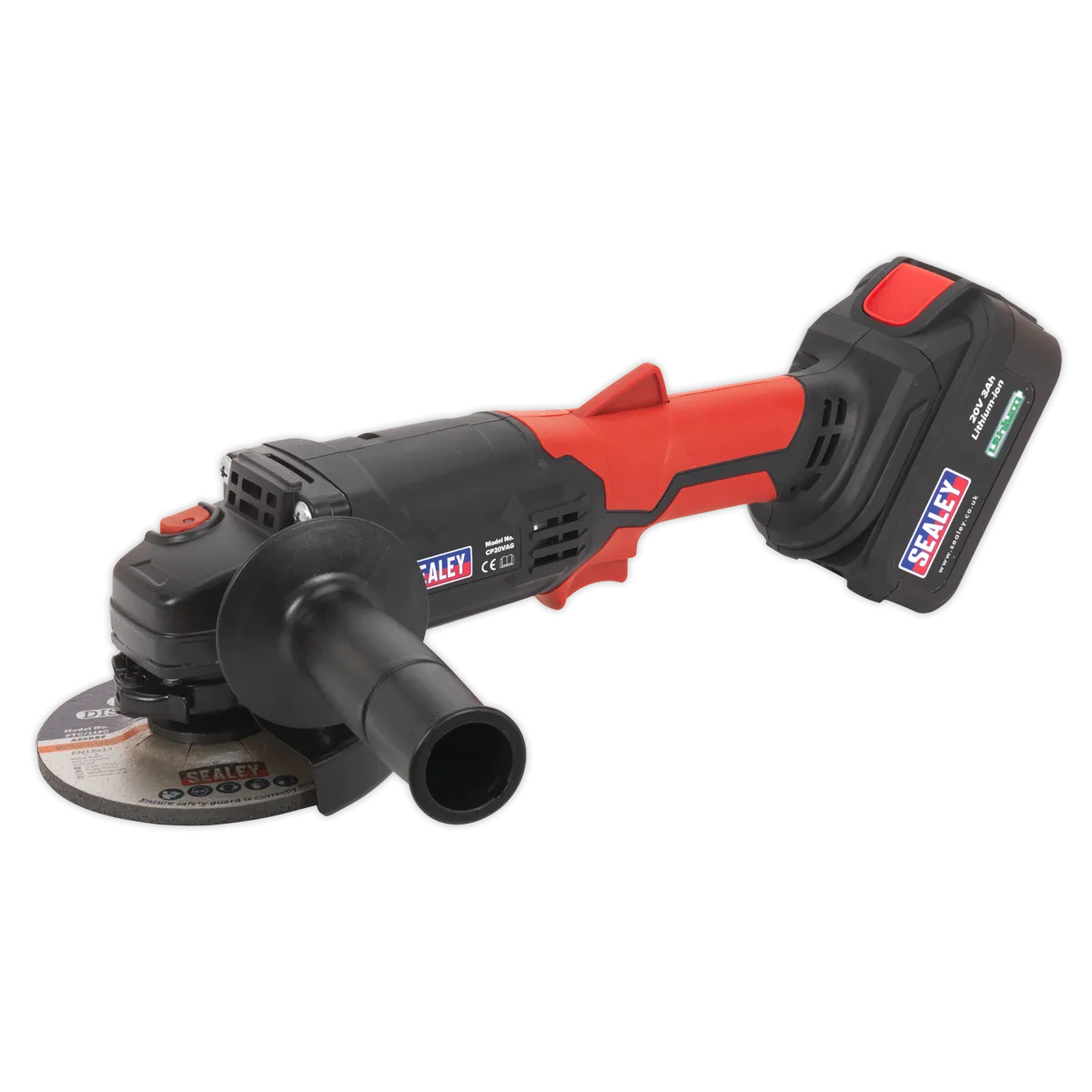 Cordless Angle Grinder ¯115mm 20V Lithium-ion 1hr Charge