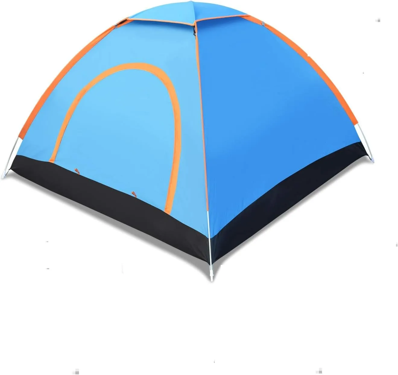 cozy Pop up camping tent Portable 3-4 Person for Backpacking Traveling with carry bag