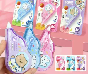 Cute Stylish Kawaii Theme Correction Tapes For School Student ( Random Colour )