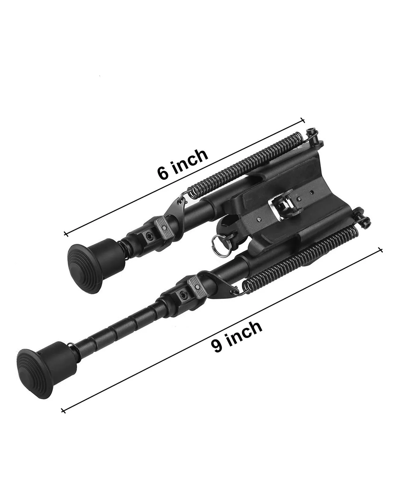 CVLIFE 6-9 Inches Rifle Bipod with Picatinny Adapter-Global