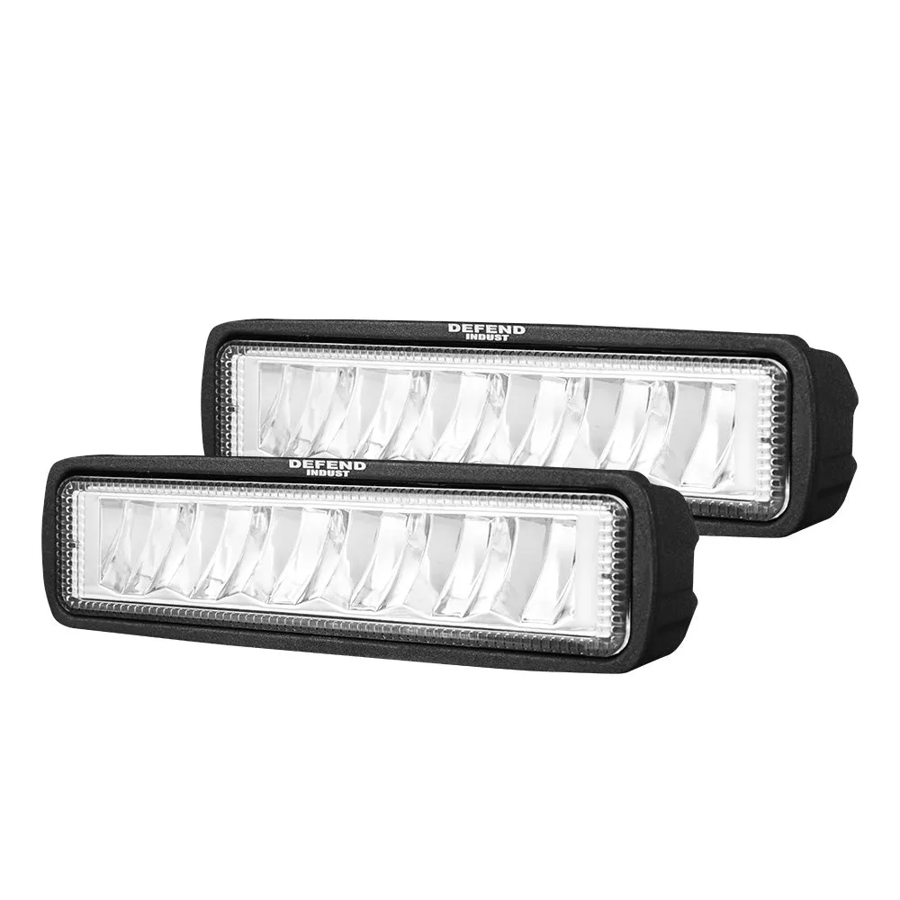 Defend Indust 6inch Led Light Bar 1 Lux @ 150M IP67 5,760 Lumens