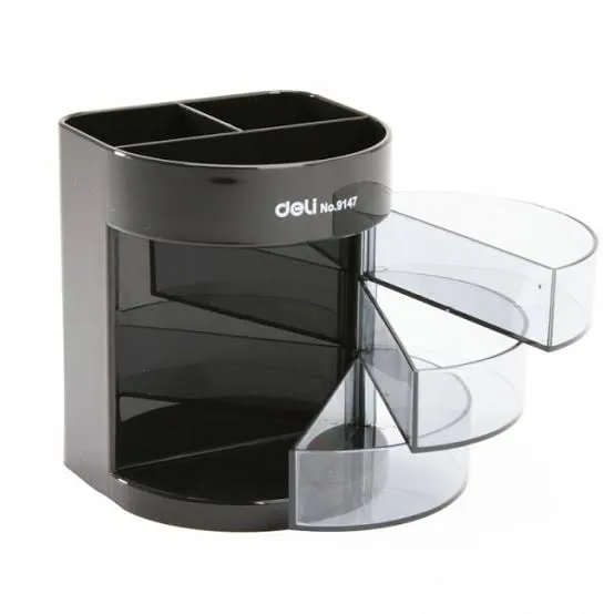 Deli Pen Stand & Desk Organizer 3 Drawers E9147