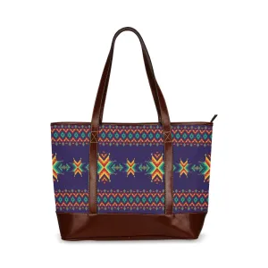 Dreams of Ancestors Indigo Tote Handbag