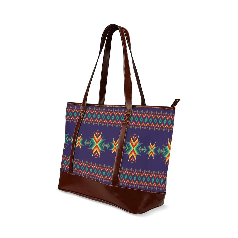 Dreams of Ancestors Indigo Tote Handbag