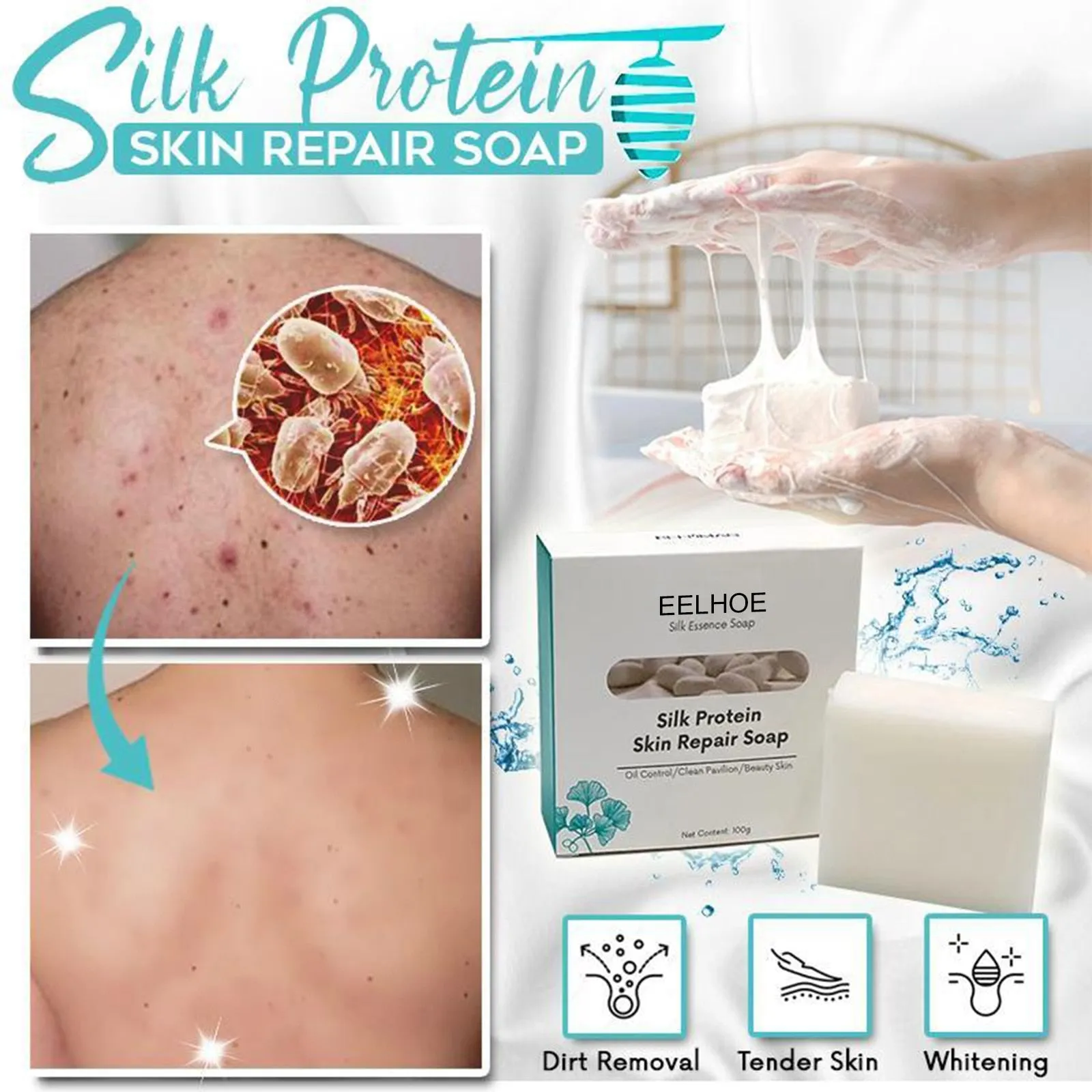 EELHOE™ Silk Protein Skin Repair Soap