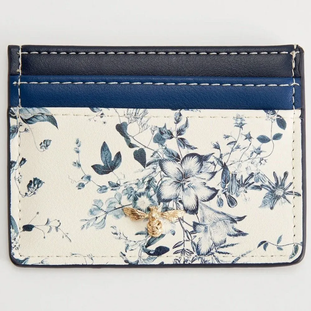 Fable England Blooming Blue Lucy Card Purse