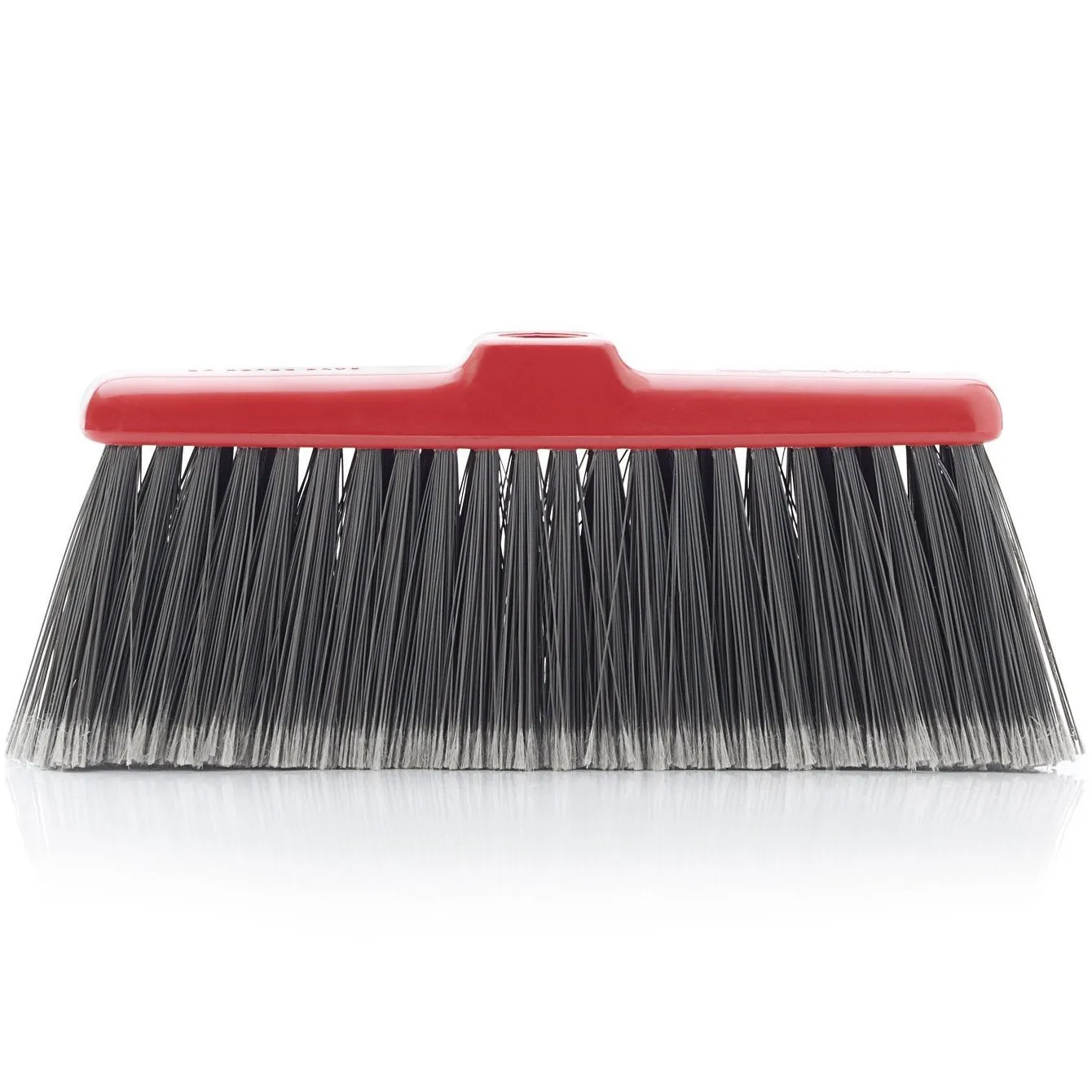 Fiesta Red Heavy Duty Long Bristle Broom Head - Fine Bristles Floor Sweeper