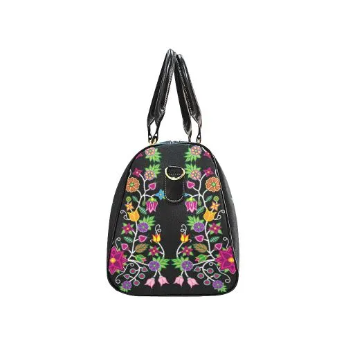 Floral Beadwork Waterproof Travel Bag