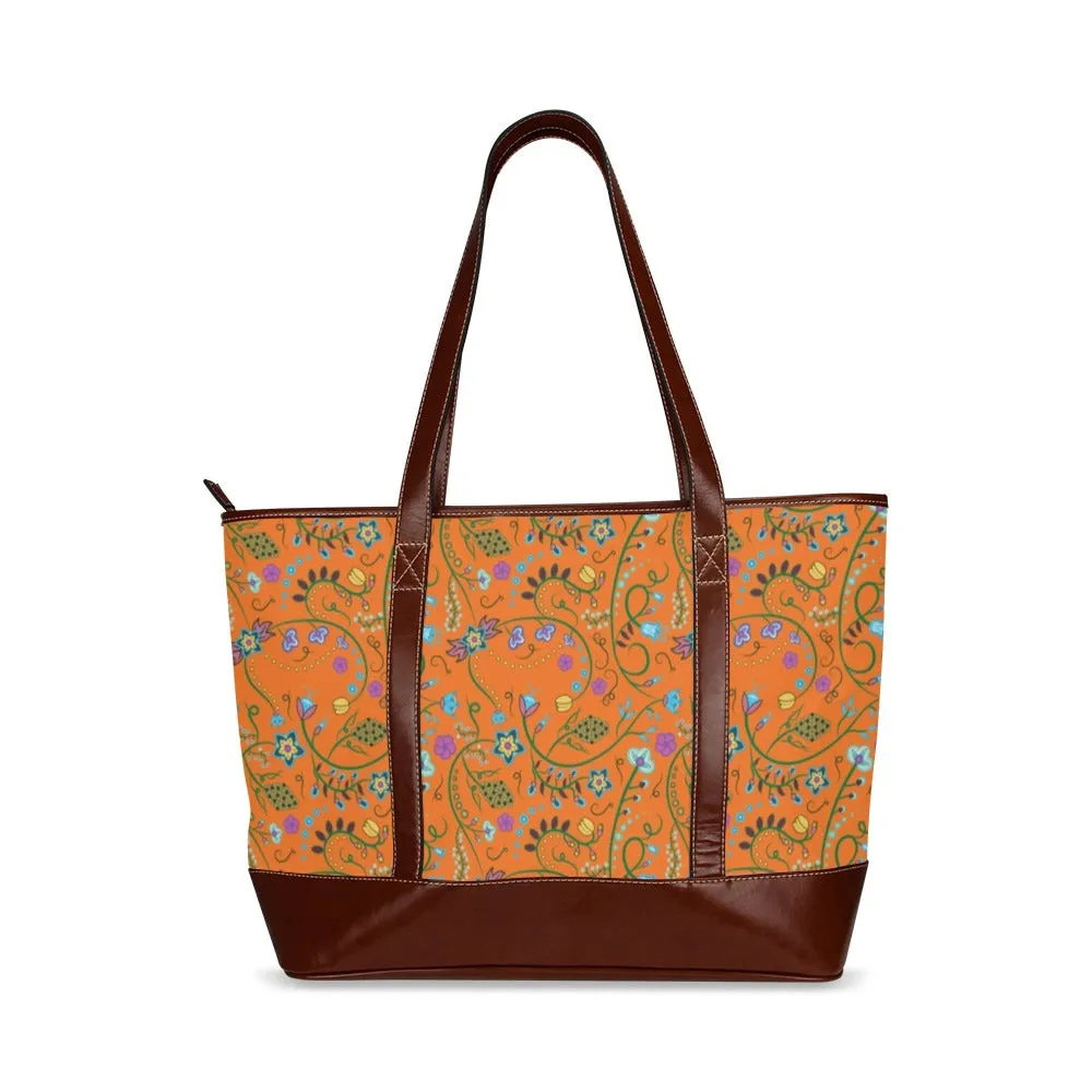 Fresh Fleur Carrot Tote Handbag