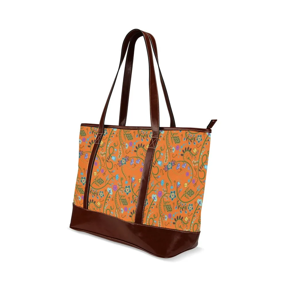 Fresh Fleur Carrot Tote Handbag