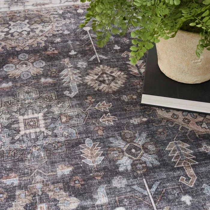 Fulton FUL12 Charcoal Area Rug