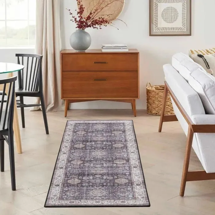 Fulton FUL12 Charcoal Area Rug