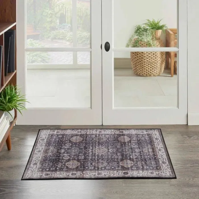 Fulton FUL12 Charcoal Area Rug