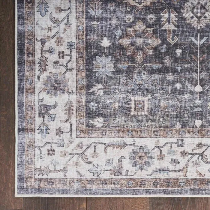 Fulton FUL12 Charcoal Area Rug