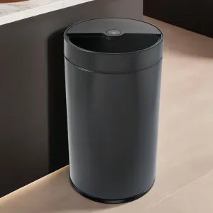 FUMATO Stainless Steel Dustbin with Rotating Lid I Durable 30L I Built in Aromatherapy Dispenser with 10 Tablets I Automatic Motion Sensor Dustbin I Adjustable Sensor Range I CE & RoHS Certified