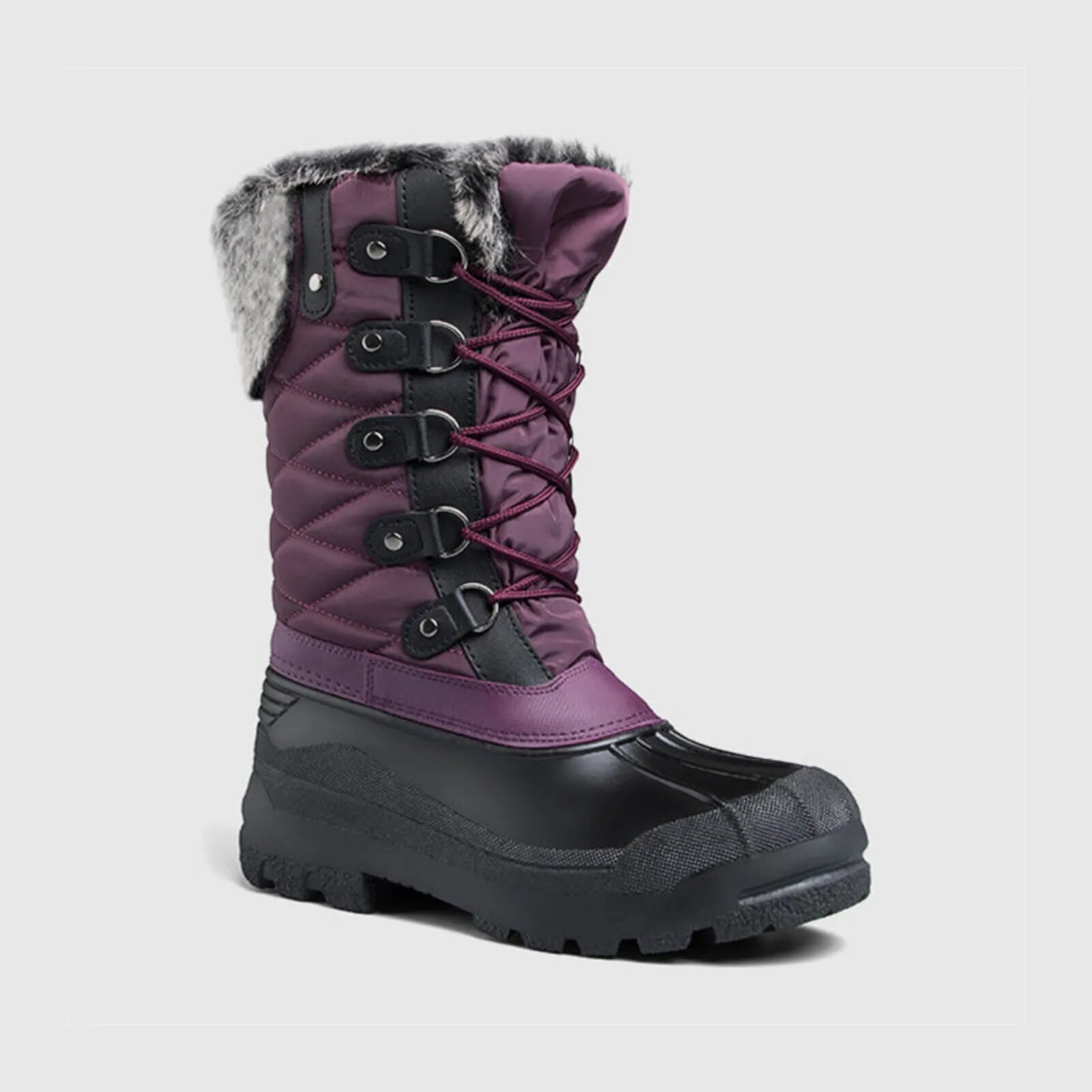 Fur Lined Waterproof Snow Boots