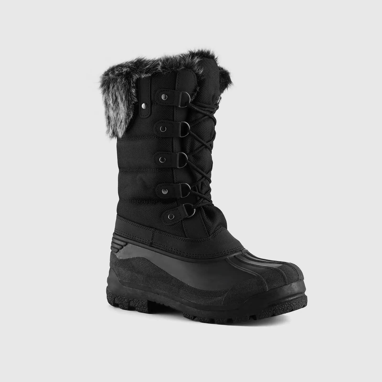 Fur Lined Waterproof Snow Boots