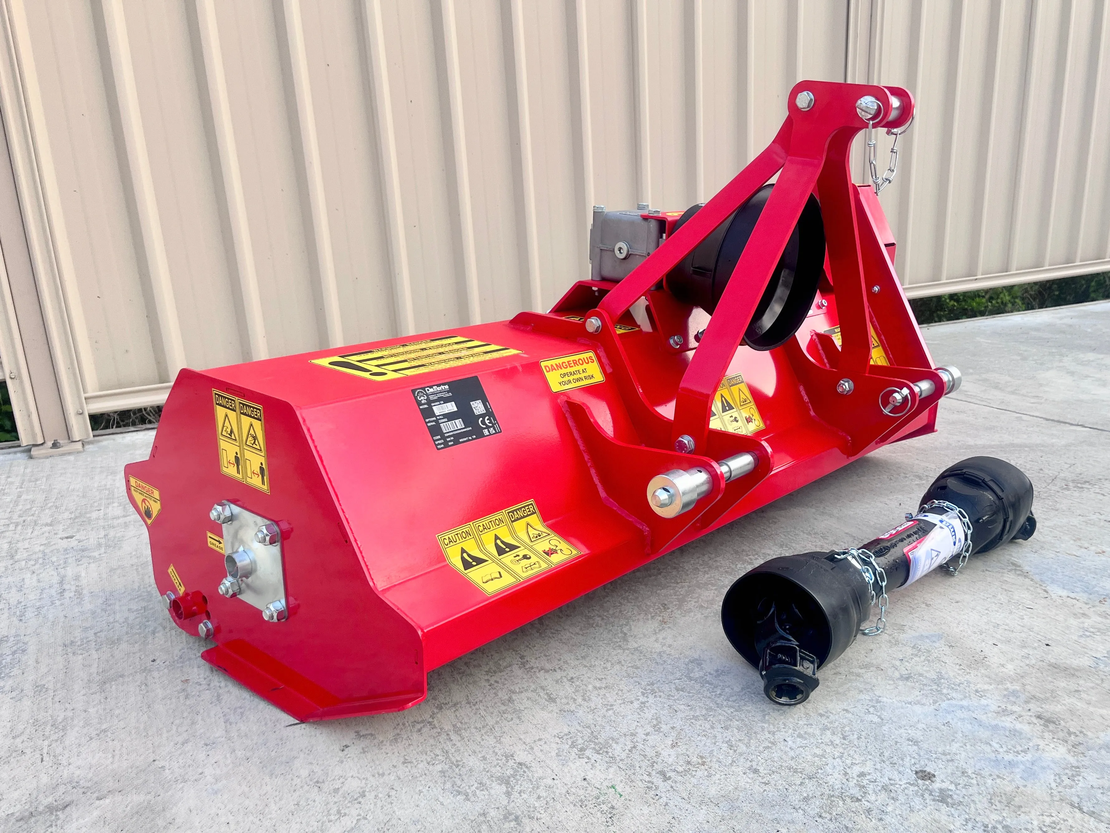 Ginger Mulching Flail Mower 1.25m for Sub Compact Tractors