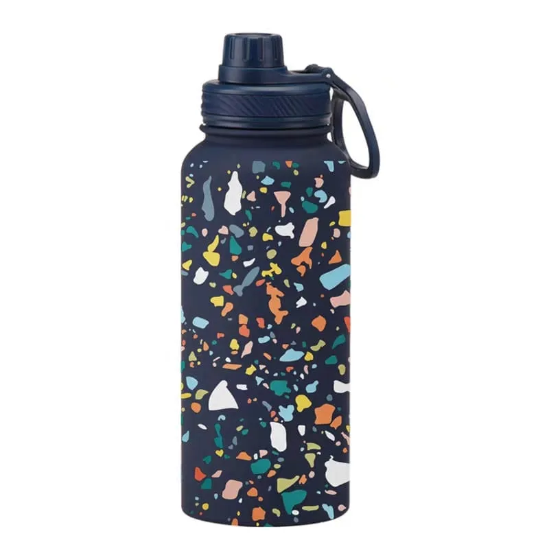 Good Vibes Stainless Steel Water Bottle - Stylish & Leakproof Design