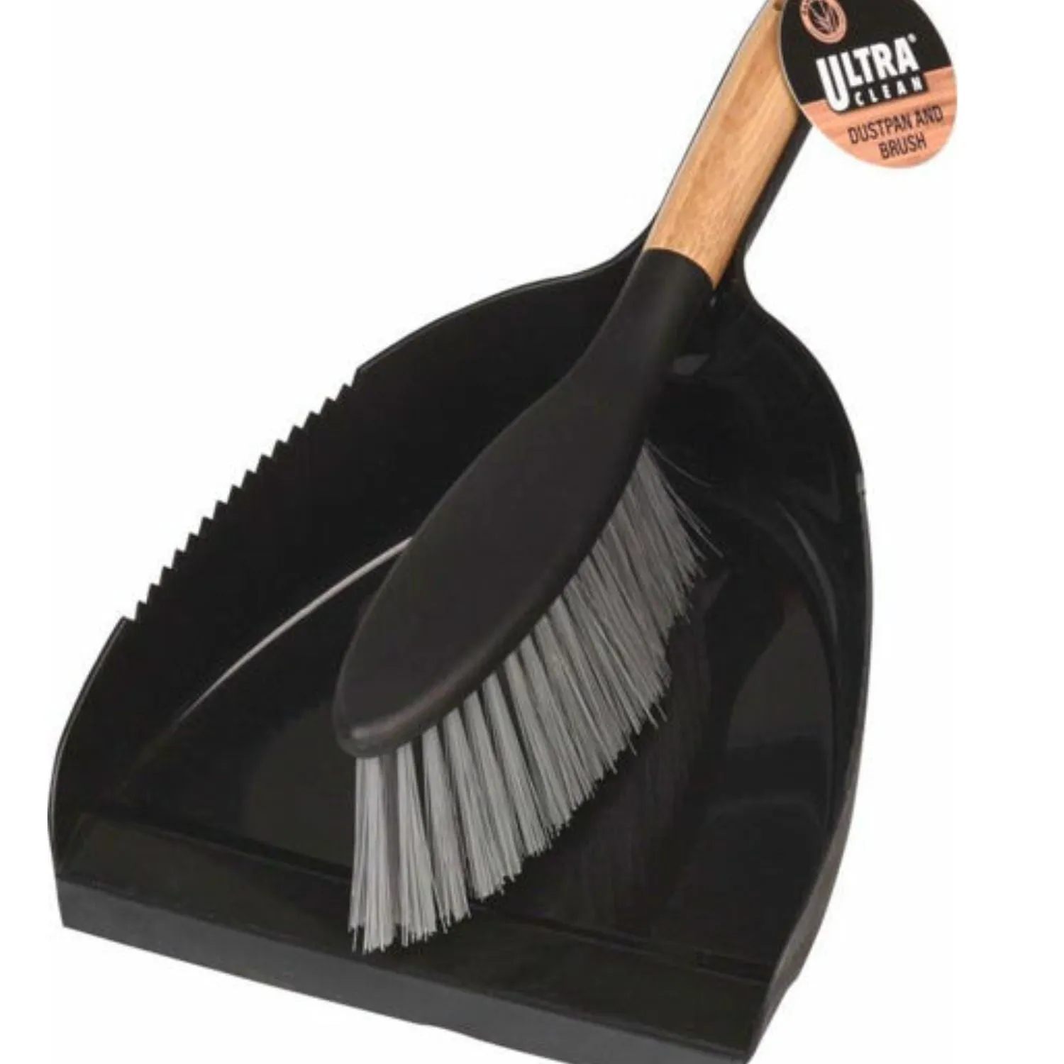 H&S Collection Dustpan & Brush (Matt Black)