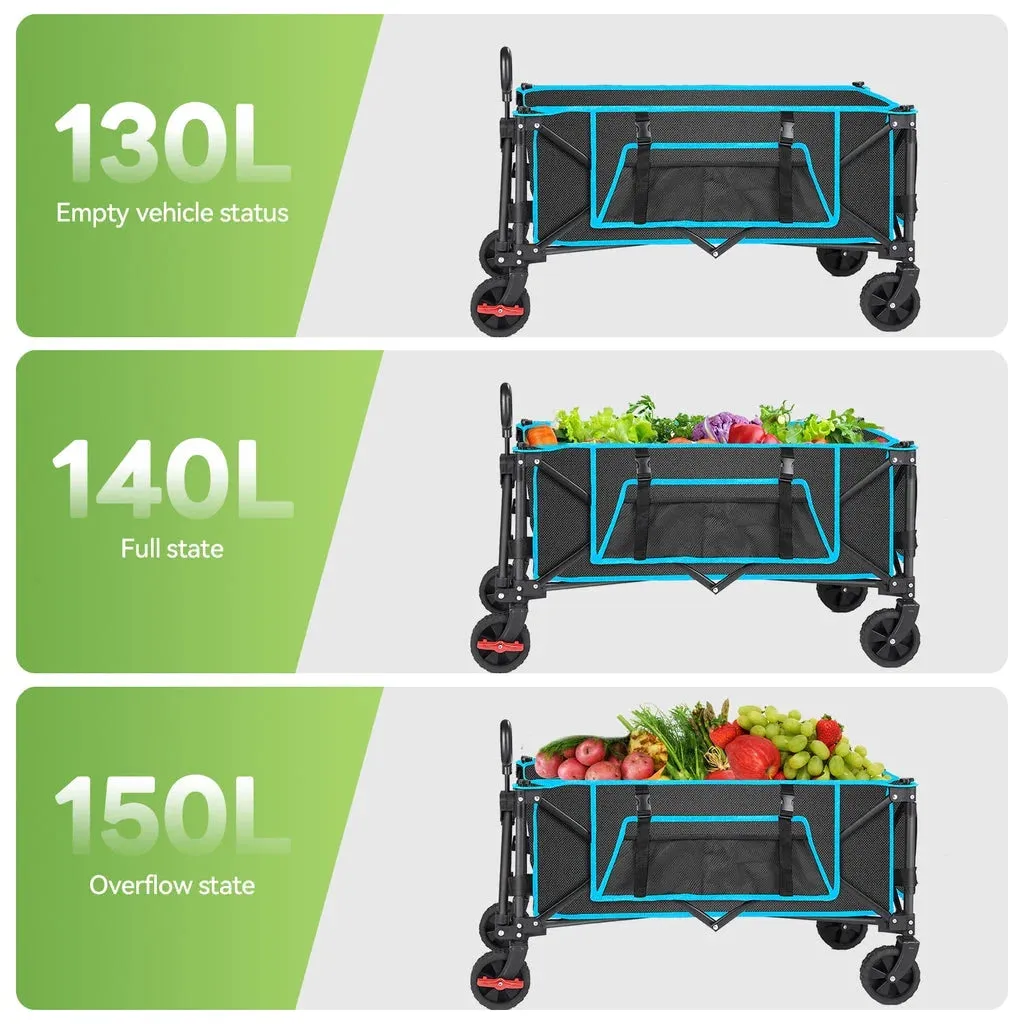 Heavy-Duty Portable Foldable Wagon Cart