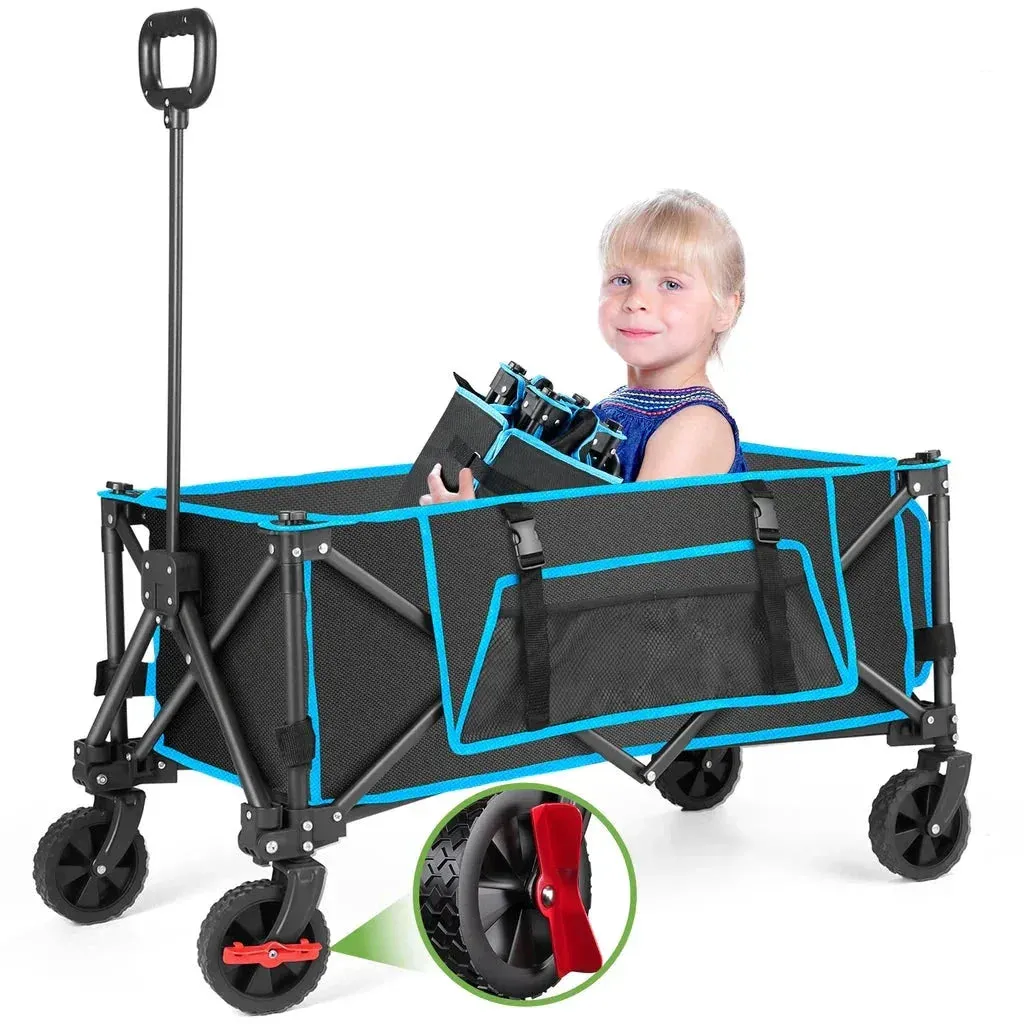 Heavy-Duty Portable Foldable Wagon Cart