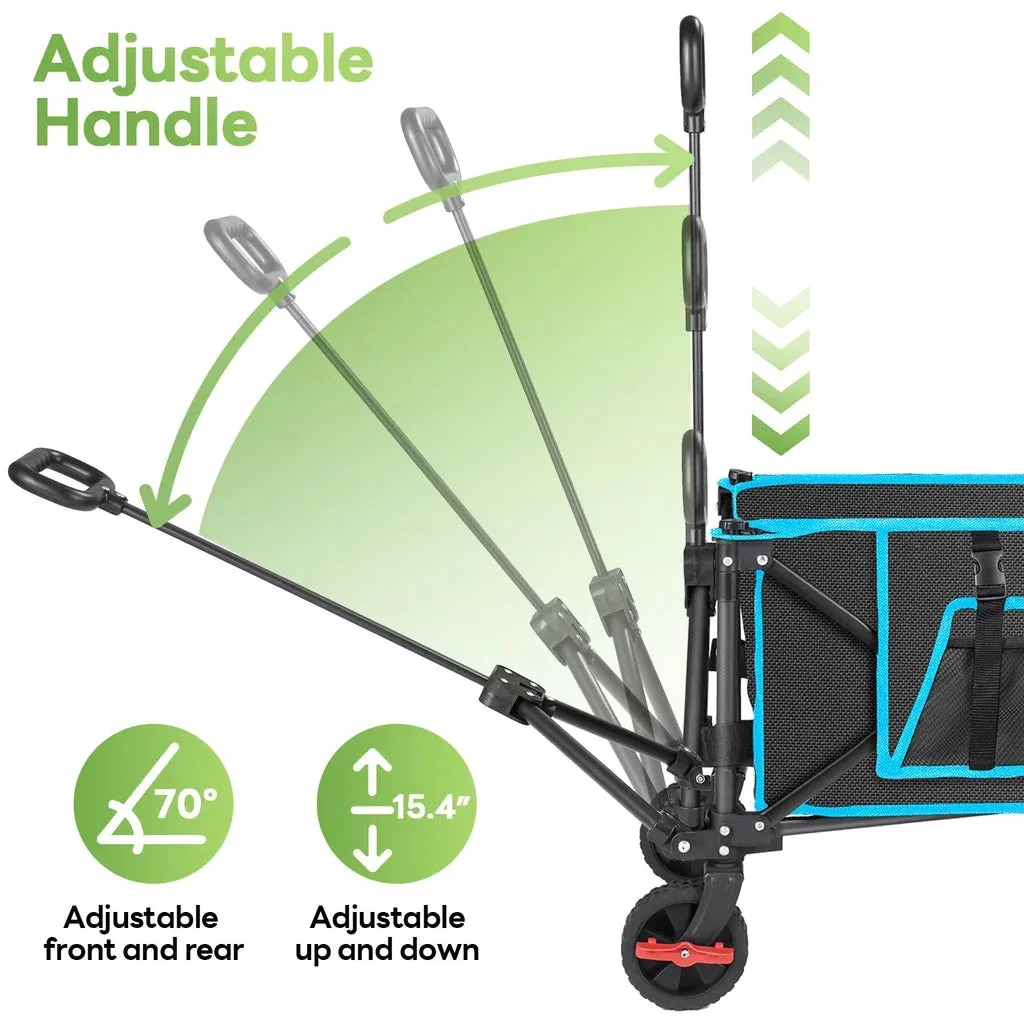 Heavy-Duty Portable Foldable Wagon Cart