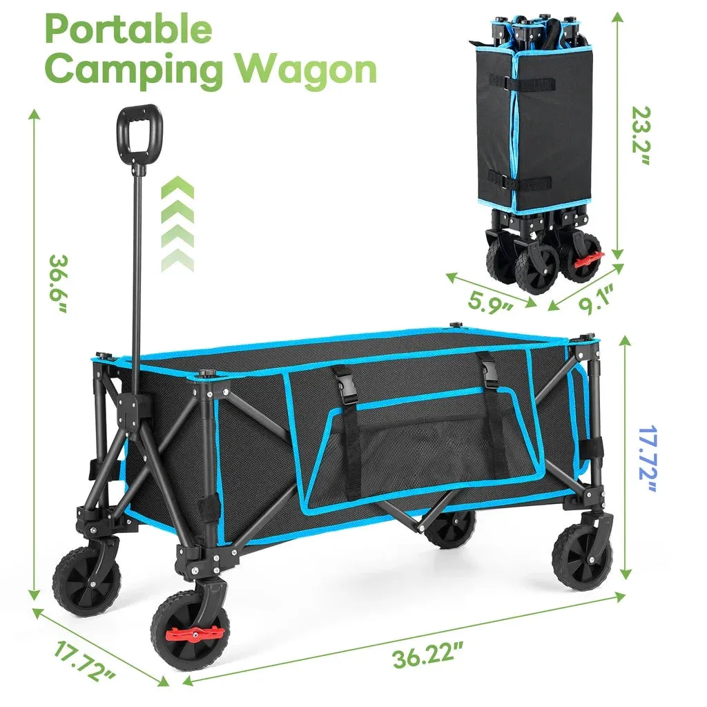 Heavy-Duty Portable Foldable Wagon Cart