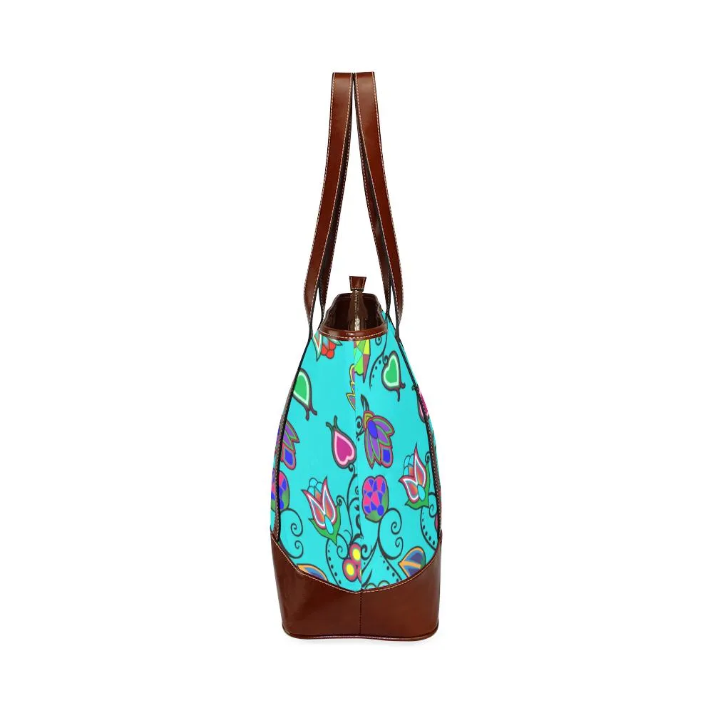 Indigenous Paisley - Sky Tote Handbag