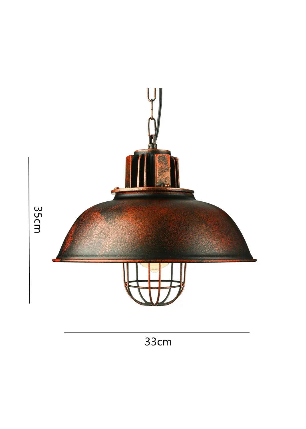 Iron Lamp Shade Retro Chandelier