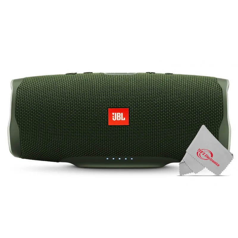 JBL Charge 4 Portable Wireless Bluetooth Waterprrof Speaker (Forest Green)