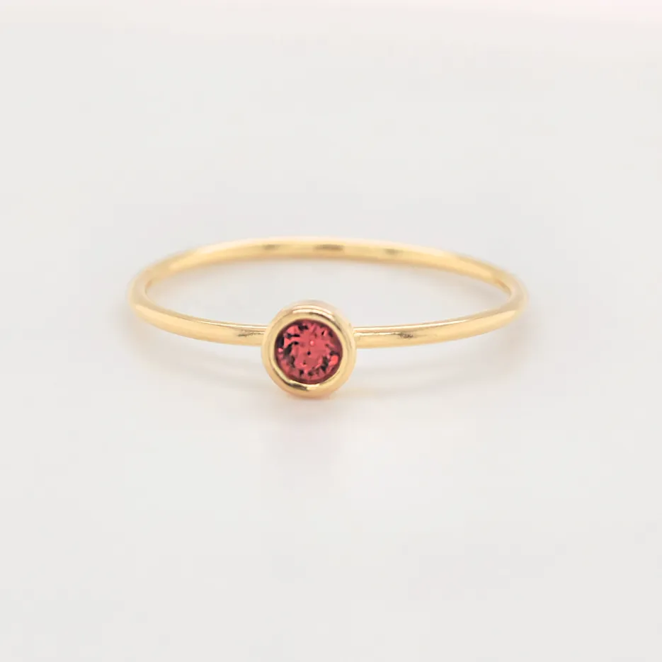 July Large Birthstone Ring